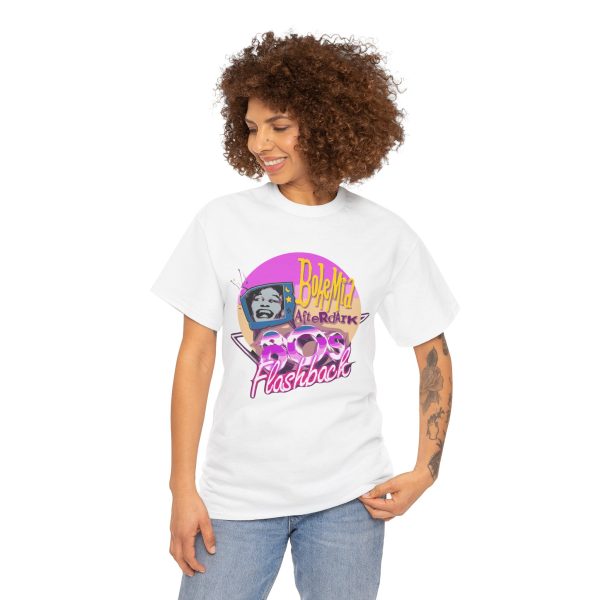 Bohemia Afterdark Flashback 80's Unisex Heavy Cotton Tee - Image 5