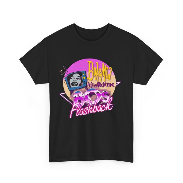 Bohemia Afterdark Flashback 80's Unisex Heavy Cotton Tee - Image 8